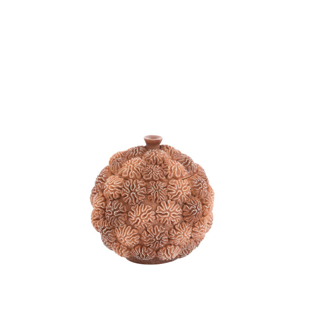 Light & Living deco box+deksel coral Ø17x16cm - 3184546 large