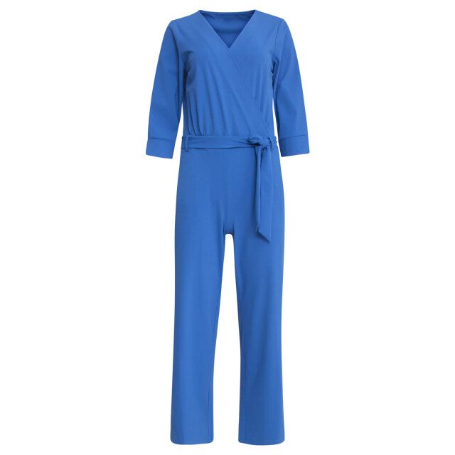 Smashed Lemon 25239 cobalt travel quality jumpsuit | 25239-650-XS large