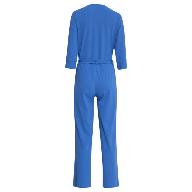 Smashed Lemon 25239 cobalt travel quality jumpsuit | 25239-650-XS large