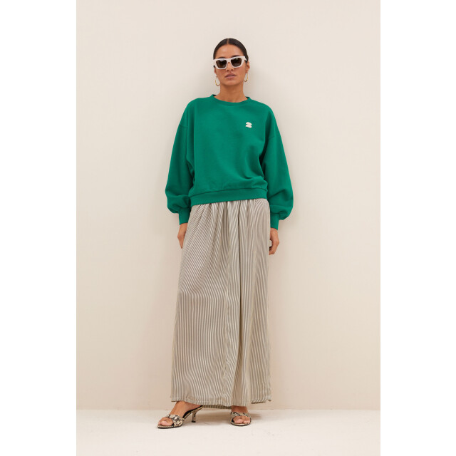 By-Bar Amsterdam Bibi dictionary big sweater peackock green 25518907-427 large