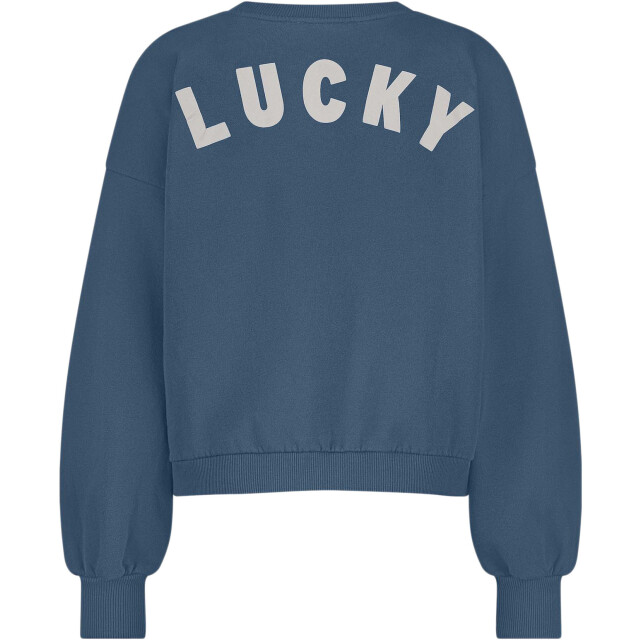 By-Bar Amsterdam Bibi lucky curve sweater winter blue 25518910-1614 large