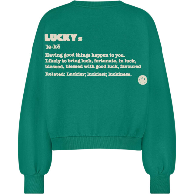 By-Bar Amsterdam Bibi dictionary big sweater peackock green 25518907-427 large