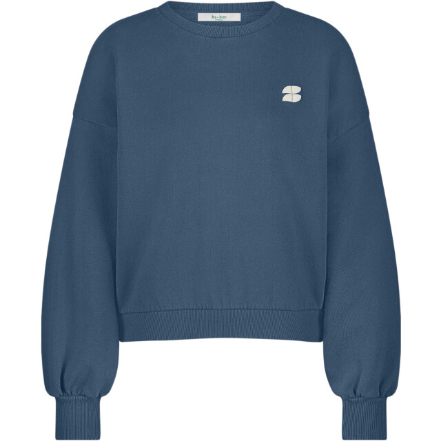 By-Bar Amsterdam Bibi lucky curve sweater winter blue 25518910-1614 large