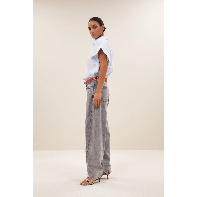 By-Bar Amsterdam 25512025 pixie chambray blouse 25512025 pixie chambray blouse large