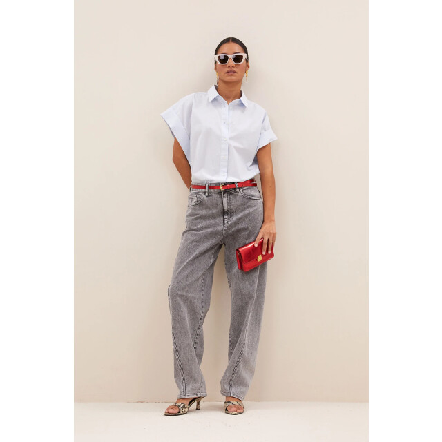 By-Bar Amsterdam 25512025 pixie chambray blouse 25512025 pixie chambray blouse large