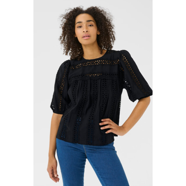 KAFFE Karandy top 10509727- 10509727-black large
