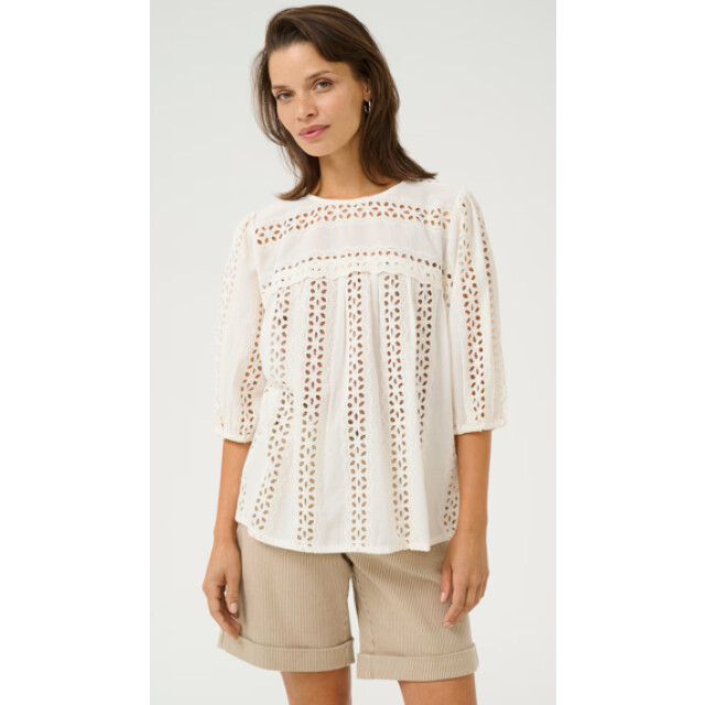 KAFFE Karandy top 10509727-white 10509727-white large