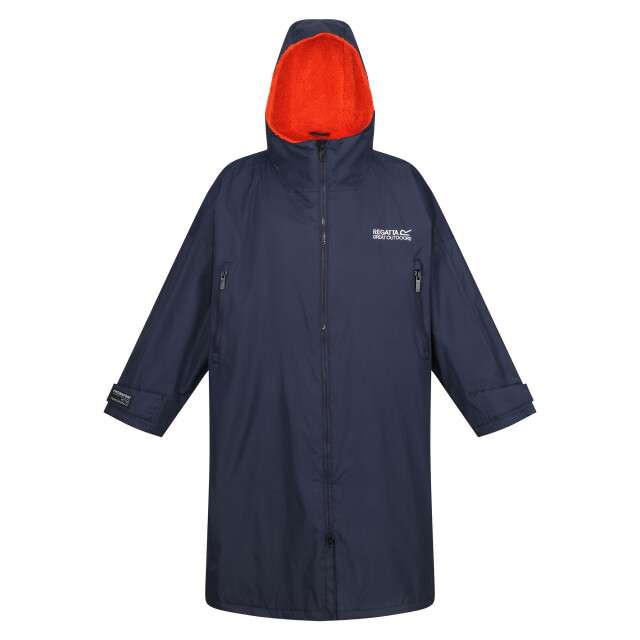 Regatta Waterdichte fleece gevoerde luierjas voor volwassenen UTRG9120_navyrustyorange large