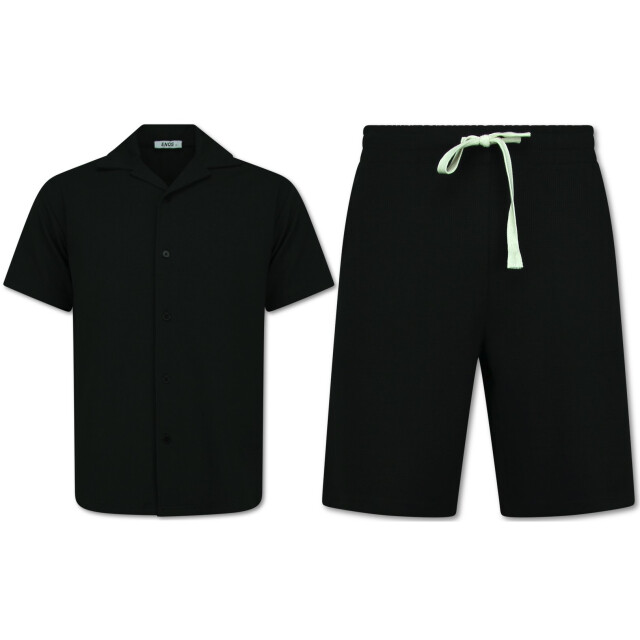 Enos Twinset ribbed oversized shirt SET: F-915 large