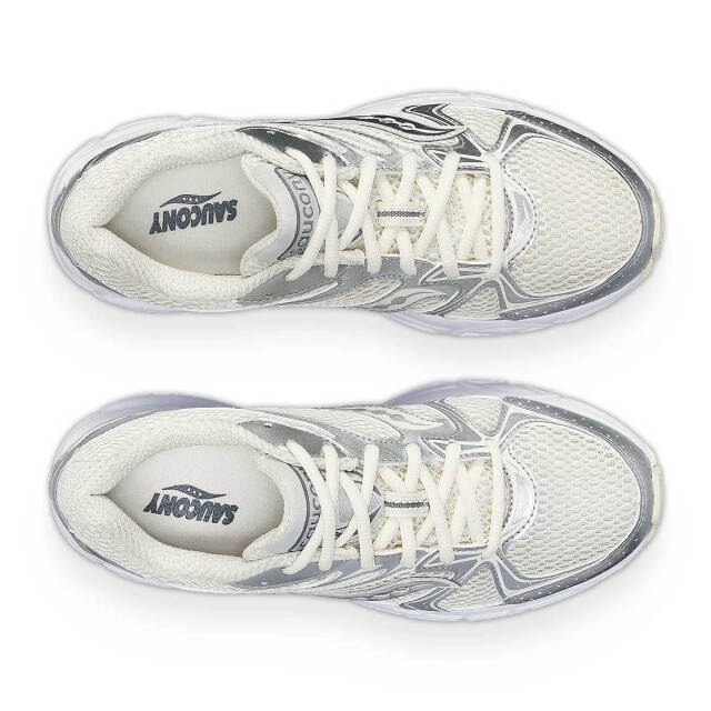 Saucony ride millennium cream silver lage sneakers unisex S60812-2 large