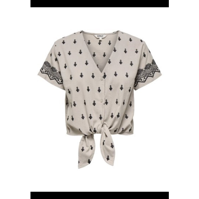 Only Onlsiesta willa emb ss knot but top zand dessin 4319.06.0003 large