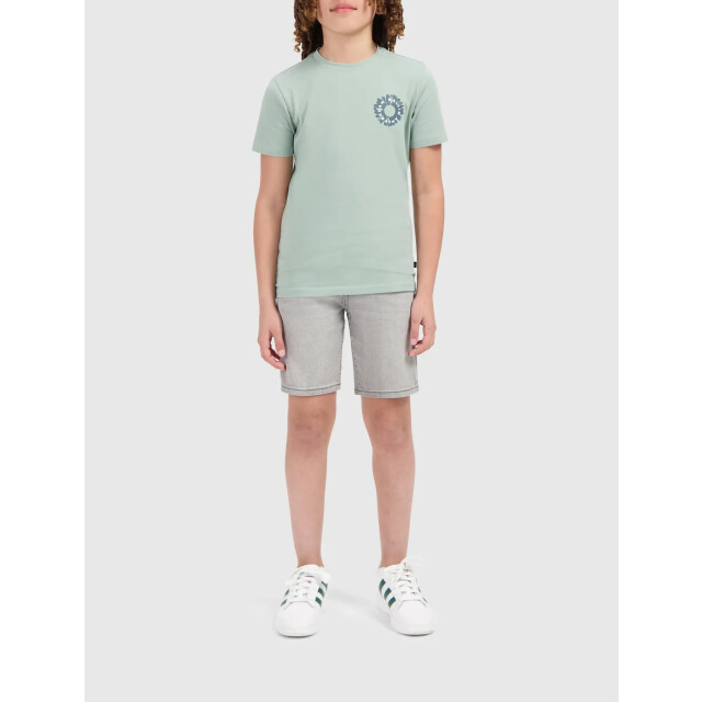 Ballin Amsterdam Zomer jeans short jongens licht jaxx regular fit K1402-85-licht grijs large