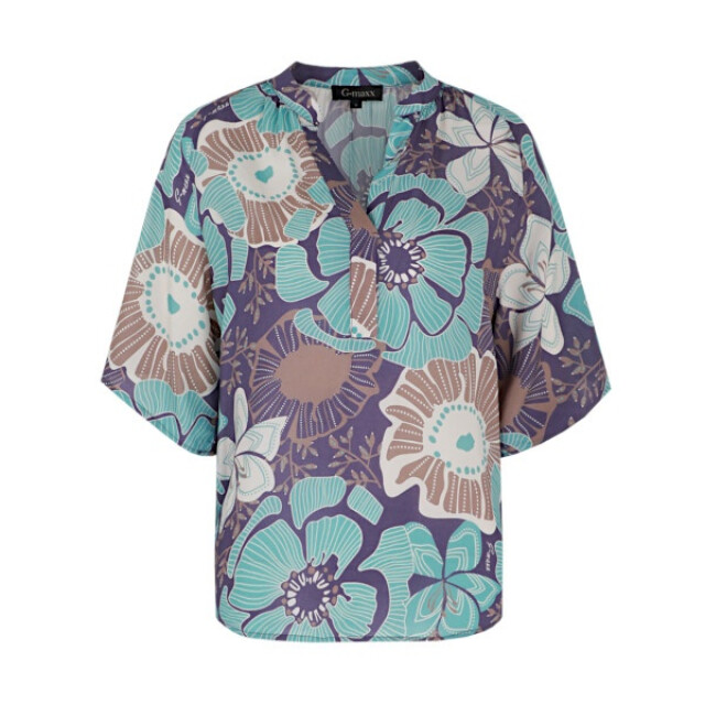 G-Maxx Top giselle gray grape/green mint Giselle - Gray grape/Green mint large