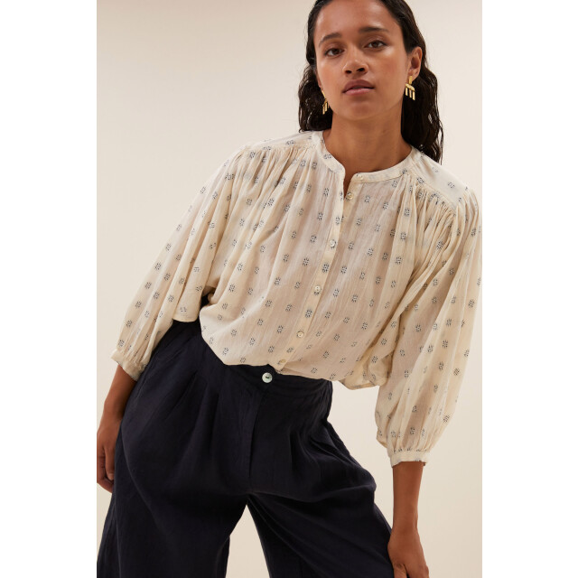 By-Bar Amsterdam Becky dali blouse dali blue 25112054-715 large