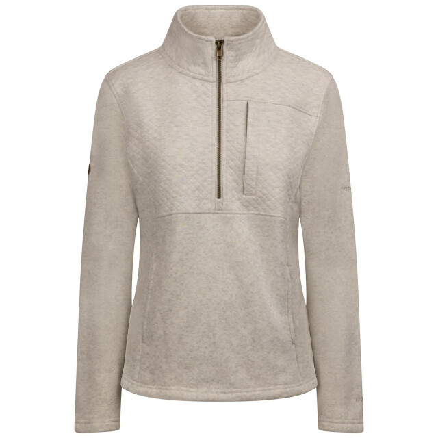 Trespass Dames hoxie marl fleece top UTTP6834_creammarl large
