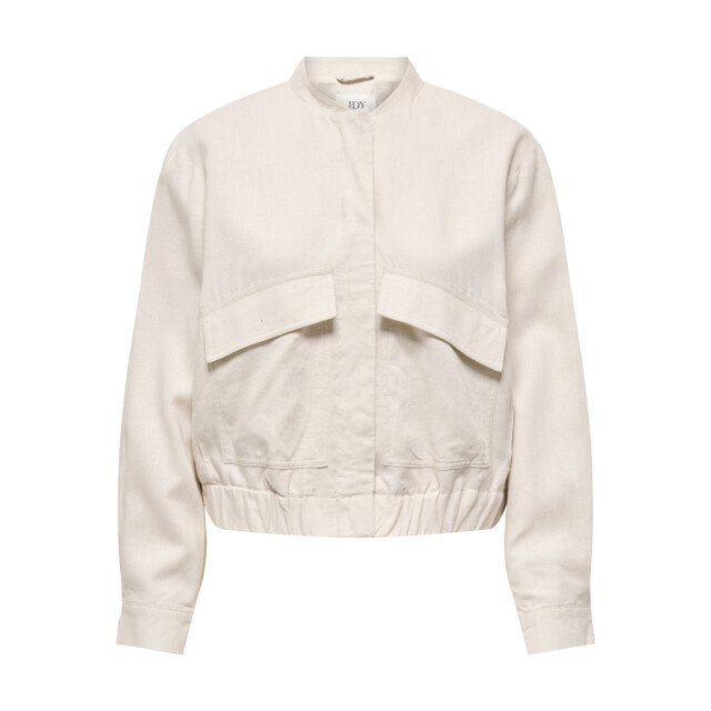 Jacqueline de Yong Jdykari linen mix short jacket zand 4279.04.0080 large