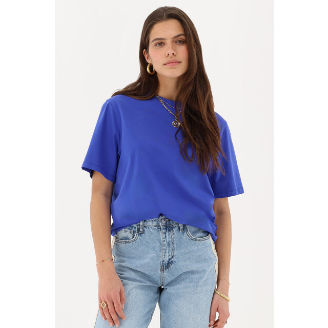 My Jewellery Amour backprint tee; 0600 kobalt 4339.34.0005 large