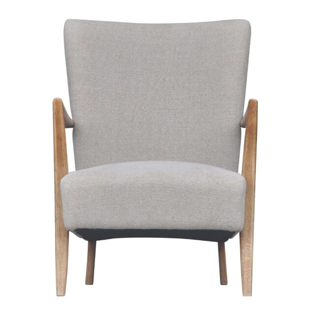 Signature Fauteuil van eikenhout en linnen, jacques 2931759 large
