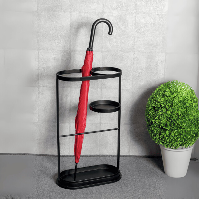 CaliCosy Paraplubak van zwart metaal h60 cm 2950896 large