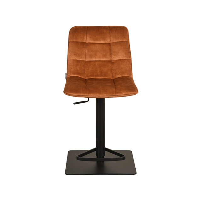 Label51 Barkruk juul oker velours 56x45x88 cm set van 2 3183651 large