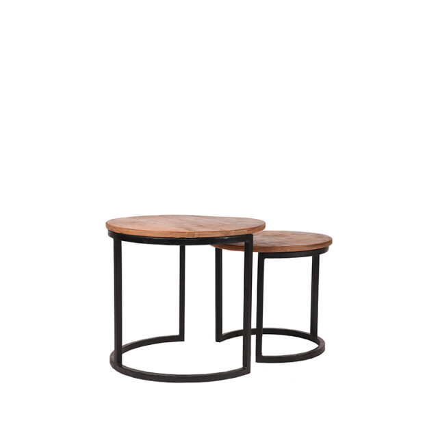 Label51 Salontafel set duo rough hout 3183252 large