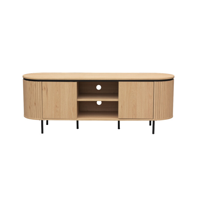 CaliCosy Tv-meubel met 2 deuren en zijkanten met groef l150 cm malaga 3205795 large