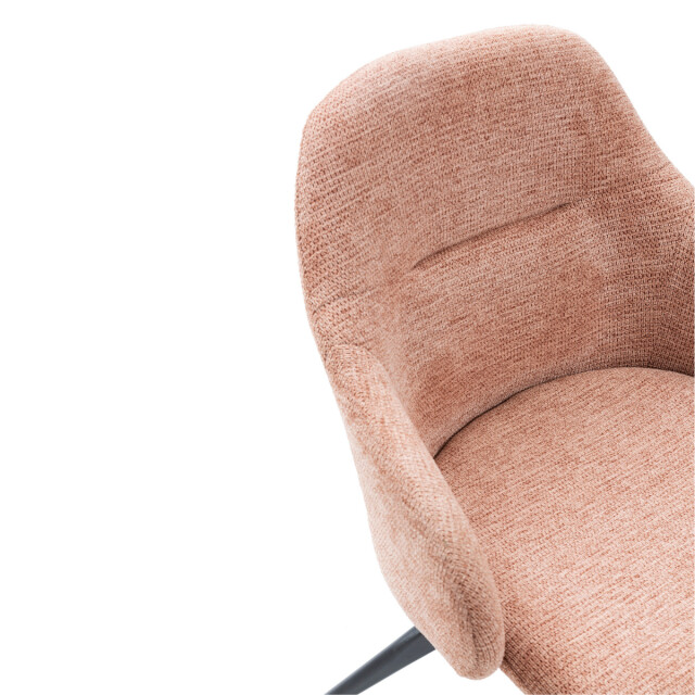 CaliCosy Set van 2 draaibare fauteuils in stof met zwarte metalen poten tamara 3078560 large