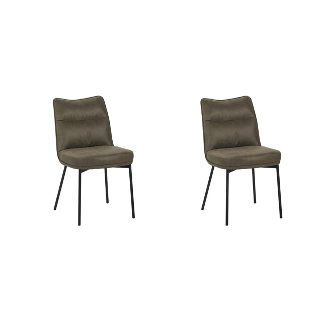 Label51 Eetkamerstoel lennon moss micro suede set van 2 3172655 large