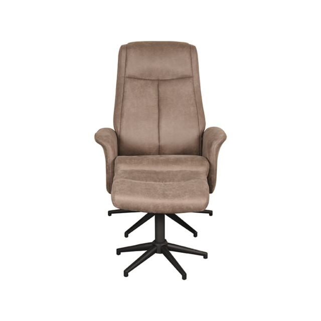 Label51 Fauteuil bergen - micro suede incl. hocker 62x77x53 cm 3183682 large