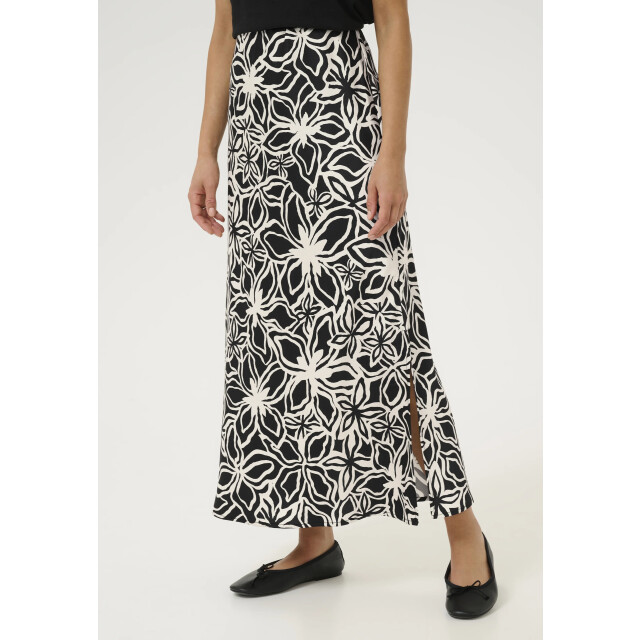 KAFFE Kavera rok 10509609 black/sand 10509609 black/sand large