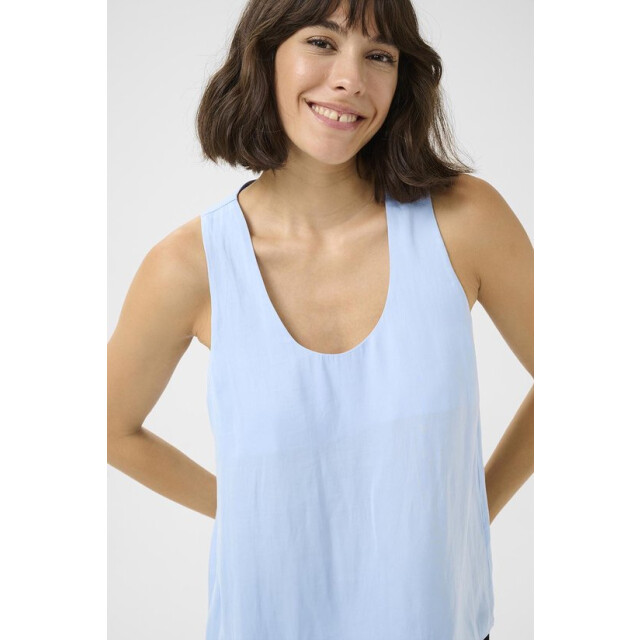 KAFFE Kaallie top 10509832 soft chambray 10509832 soft chambray large