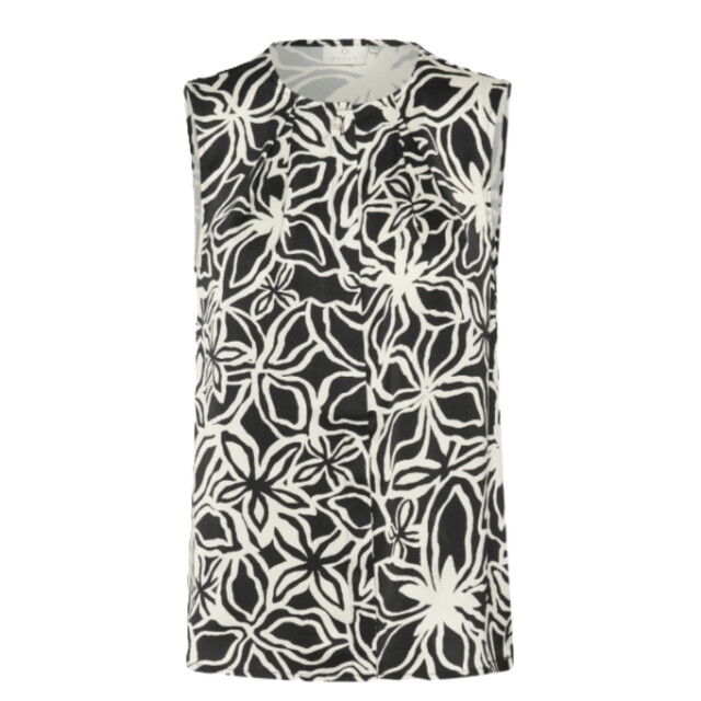 KAFFE Kavera top 10509630 black/sand 10509630 black/sand large