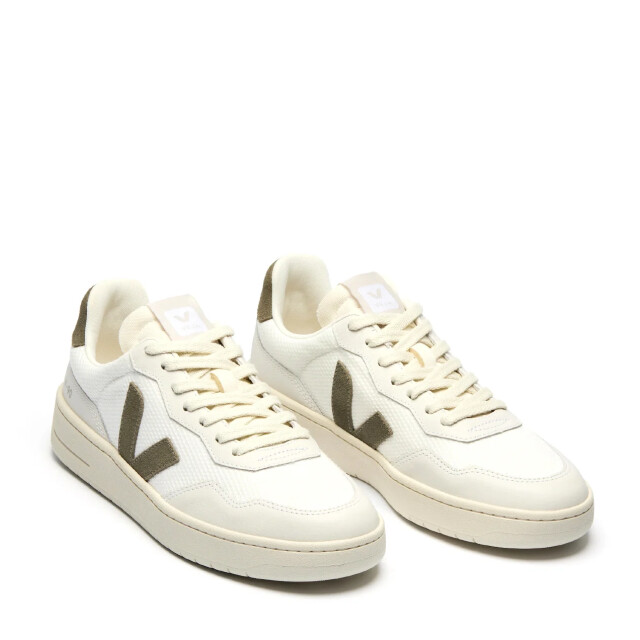 Veja v-90 sneakers b-mesh white kaki lage sneakers unisex VD1720484 large