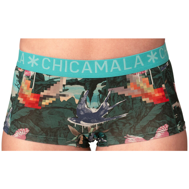 Muchachomalo Dames 2-pack boxershorts U-PIXELBIRD1215-02 large