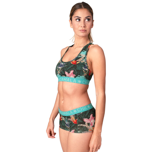Muchachomalo Dames 2-pack boxershorts U-PIXELBIRD1215-02 large
