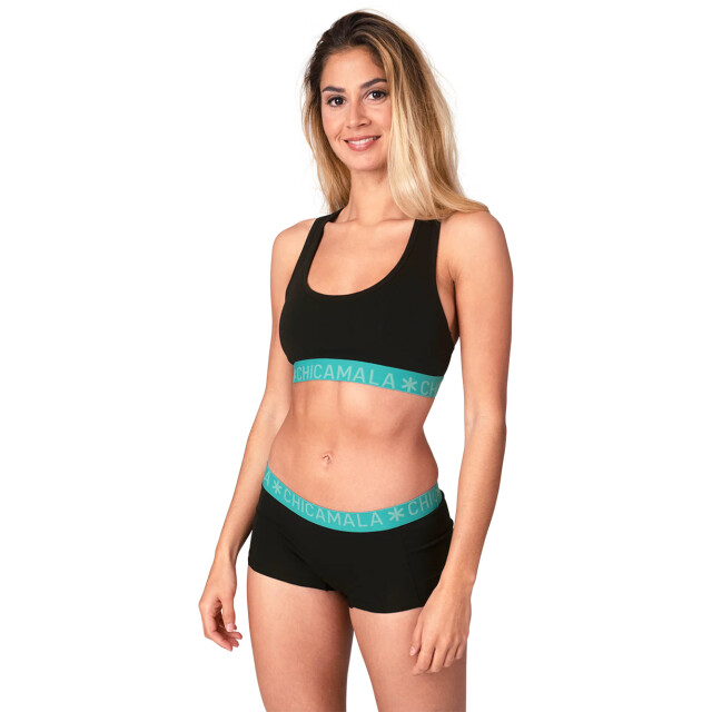 Muchachomalo Dames 2-pack boxershorts U-SOLID1215-65 large