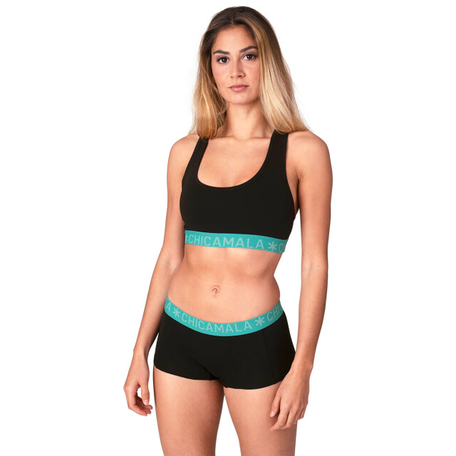 Muchachomalo Dames 2-pack boxershorts U-SOLID1215-65 large