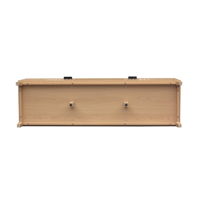 CaliCosy Tv-meubel met 2 open vakken en 2 deuren met geribbelde fronten l140 cm bologne 3205800 large