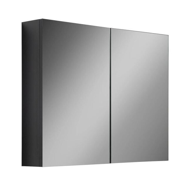 Badplaats Badkamerkast cuba 90 x 16 x 70 cm zwart spiegelkast badkamer 3181307 large