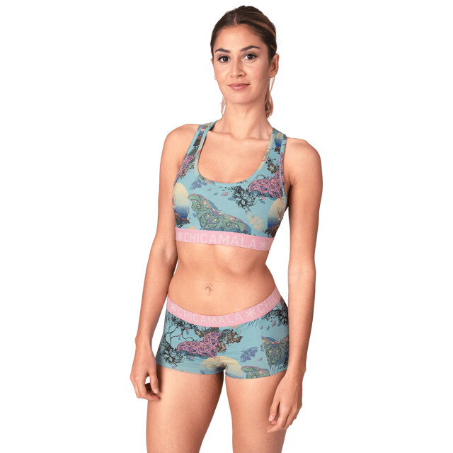 Muchachomalo Dames 2-pack boxershorts U-MOTH1215-02 large