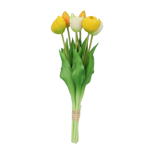 Kopu ® kunstbloemen bos tulpen mix 7 stuks 39 cm - 2612781 large