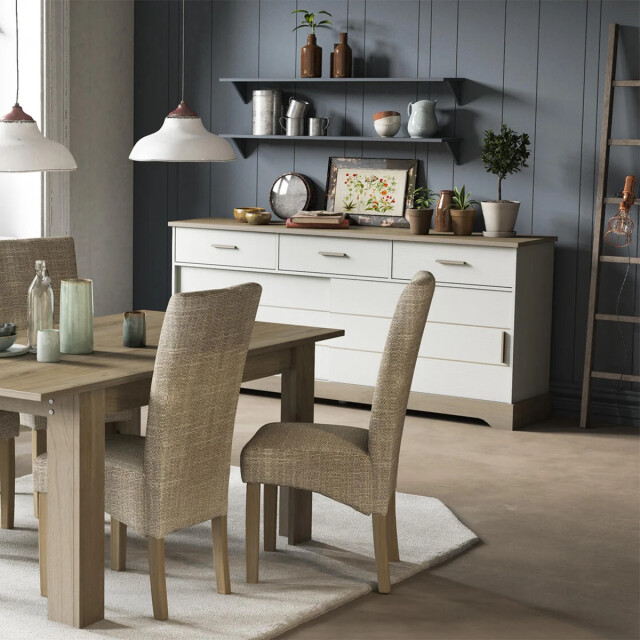 CaliCosy Buffet 2 schuifdeuren 3 laden l200 cm cottage 2932041 large