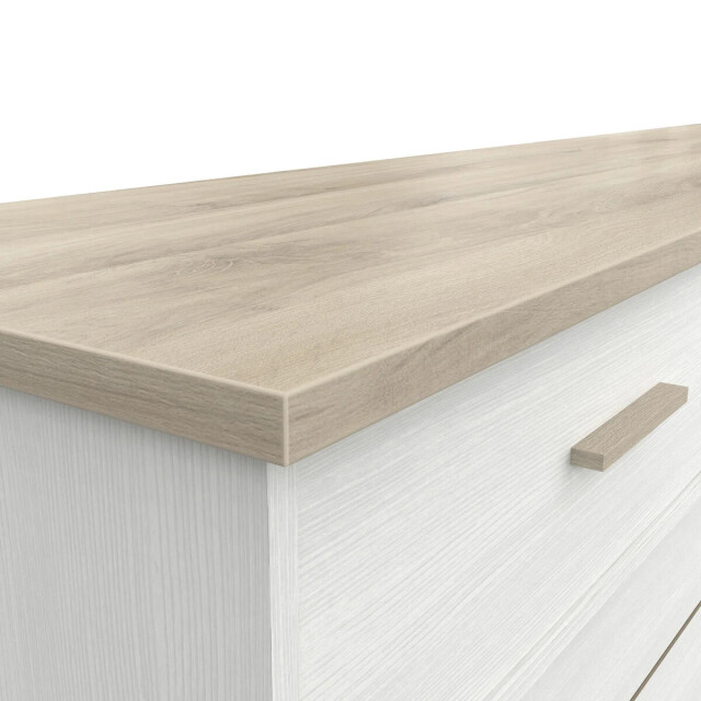 CaliCosy Buffet 2 schuifdeuren 3 laden l200 cm cottage 2932041 large