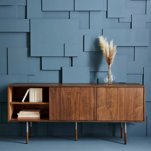 Signature Buffet en massief hout 2 deuren en 4 laden l200 x h81cm alturas 2932031 large