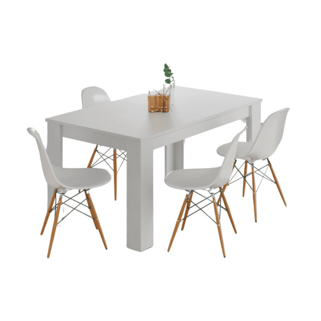 CaliCosy Eettafel verlengbaar l140 tot 190 cm kendra 2982038 large