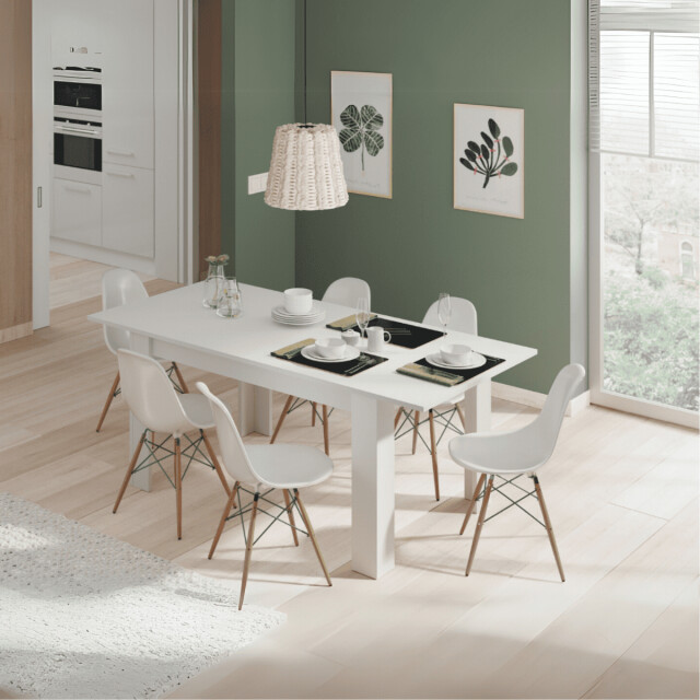 CaliCosy Eettafel verlengbaar l140 tot 190 cm kendra 2982039 large