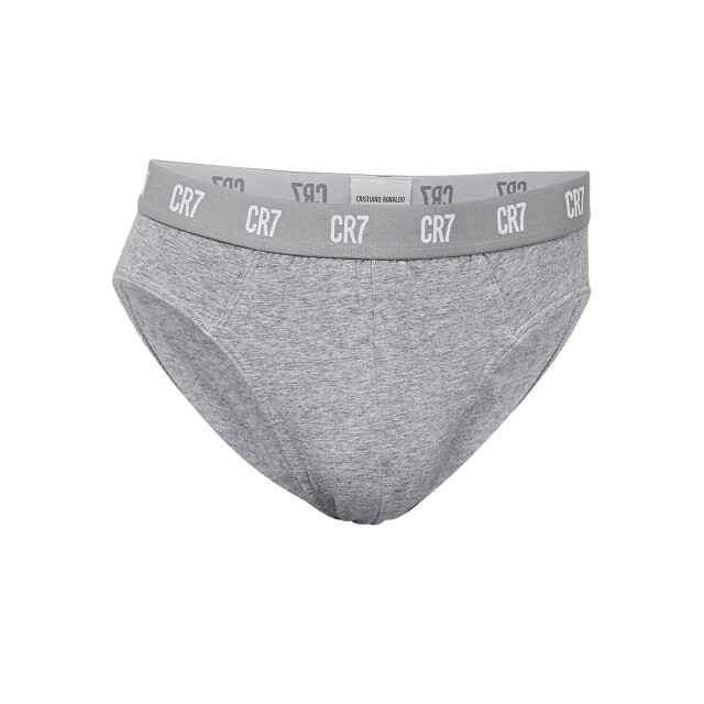 CR7 Heren slip 3-pack effen zwart/wit/grijs 300-8100-66-633 large