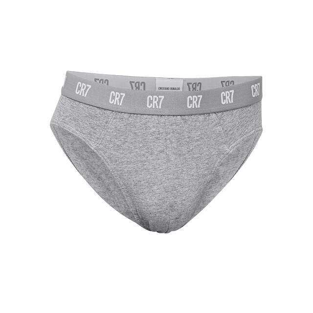 CR7 Heren slip 3-pack effen zwart/wit/grijs 300-8100-66-633 large