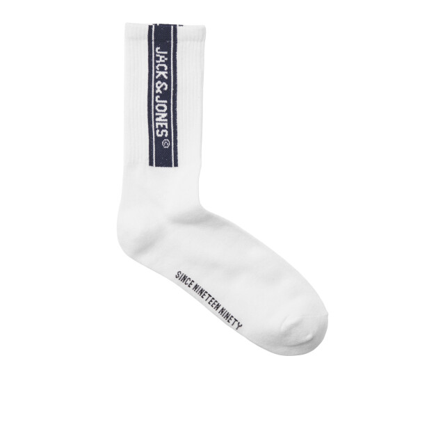 Jack & Jones Heren sportsokken jacseth tennissokken 3-pack wit 12268658 large