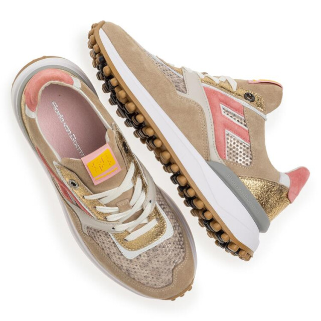 Floris van Bommel SFW-10128 Sneakers Goud SFW-10128 large